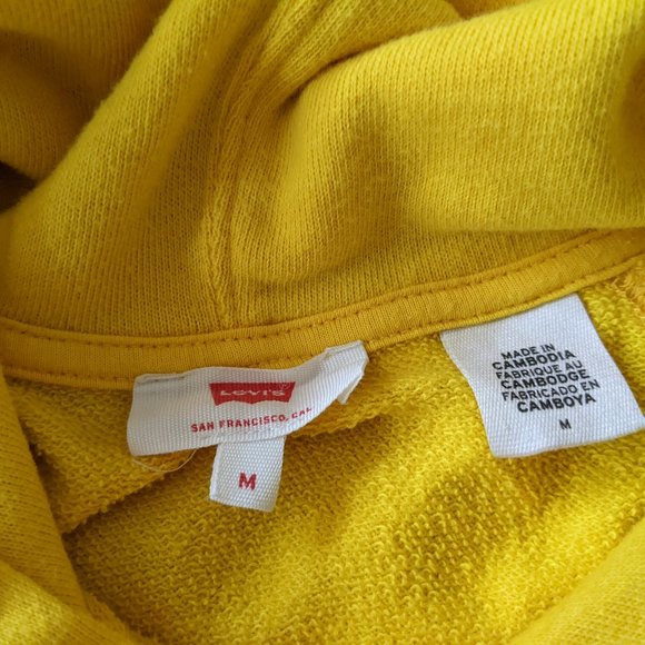 Levi’s Logo Hoodie in Yellow/White - Picture 4 of 8